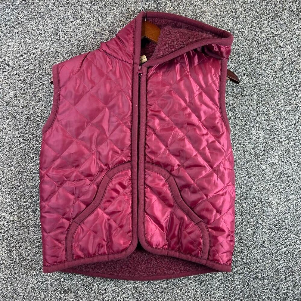 Unbranded Women's Burgundy and Pink Gilet - Picture 1 of 6